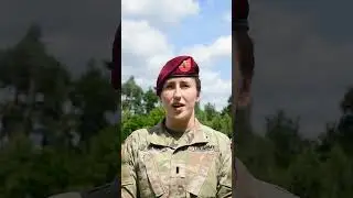 US  Army Paratrooper 1st Lt  Abby Riemer, assigned to 4th Battalion, 319th Airborne Field Artillery