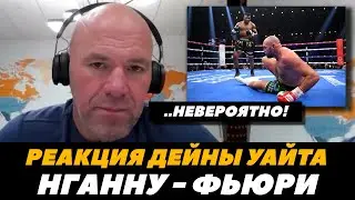 «Невероятно!» Реакция Даны Уайта на бой Фьюри - Нганну / Дана Уайт о бое Нганну | FightSpaceMMA