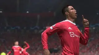 FIFA 22 PS5 - Cristiano Ronaldo last minute goal | Man Utd vs Atletico