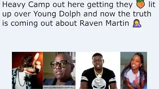 Heavy Camp out here getting they 🍑 lit up over Young Dolph and now the truth is coming out about