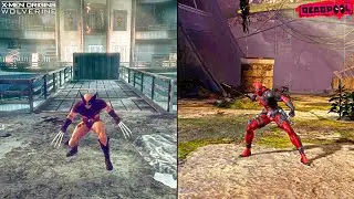 X Men Origins Wolverine 2009 Vs DeadPool 2013 | Games Comparison