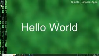 C# Console App: Hello World Console App in Visual Studio 2022