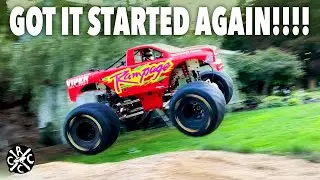 Got The Primal RC Monster Truck Started! Time For Some Fun!