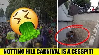 REPULSIVE Footage Shows HUNDREDS Of People Using Residents Home As Toilet At Notting Hill Carnival!