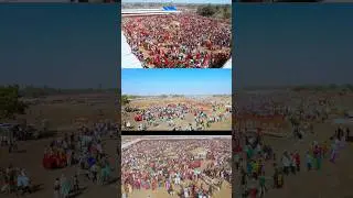 Drone video आदिवासी सांस्कृतिक एकता महासम्मेलन कंवाट गुजरात #viral #shortvideo #dronevideo #gujrat