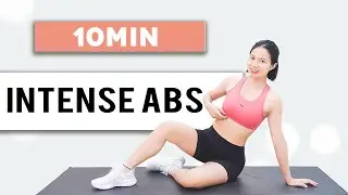 10 MIN INTENSE ABS WORKOUT (No Equipment) - Total Killer Core