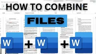 How to combine Multiple Word files