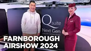 Best of Farnborough Airshow 2024 - Qatar Airways Next Gen QSuite