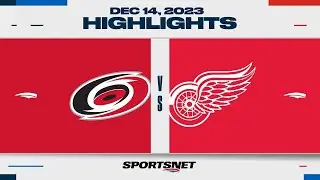 NHL Highlights | Hurricanes vs. Red Wings - December 14, 2023