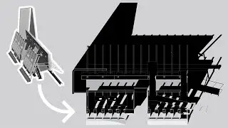 Rendered Plan Drawing - Rhino