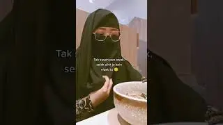 Cara makan pakai cadar/niqab  