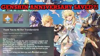 THE COMMUNITY WON!!! GENSHIN IMPACT ANNIVERSARY SAVED?!