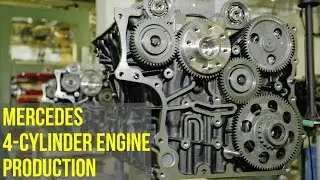 Mercedes 4-Cylinder Engine Production | HOW ITS MADE