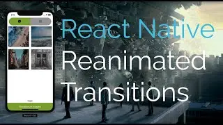 React Native Reanimated Transitions - Tab Bar and Shuffle Images.