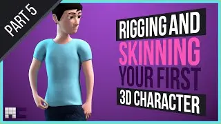 Your First 3D Character - Skinning Arms And Fingers - 3ds Max CAT (Part 5/7)