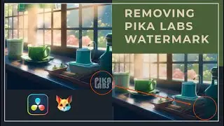 How to Remove the Pika Labs Watermark Using DaVinci Resolve | Easy Tutorial