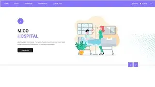 Hospital Website Design: HTML and CSS Coding Tips & Tricks | Source code