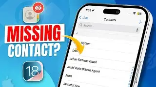 How to Fix Missing Contacts on iPhone | Contacts Disappearing Issue on iPhone (FIXED)