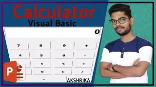 Visual Basic Calculator - Calculator in PowerPoint - Visual Basic Calculator Code - Visual Basic 6.0