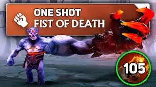 +105 Stacks Finger Of Death Lion One Shot 🔥🔥🔥 102 Kills + x2 Rampage | Dota 2 Gameplay