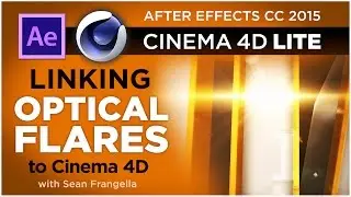 Cinema 4D Optical Flares Tutorial - Connect Optical Flares to C4D Animation in After Effects