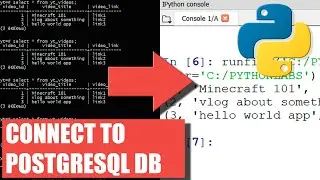 Python how to connect to PostgreSQL database