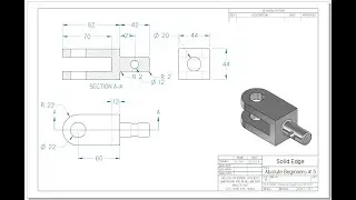 Solid Edge 2024 Tutorial - Absolute Beginners #5