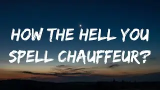 The Chat Shenanigans - The Nuves (Lyrics) | How the hell you spell chauffeur?