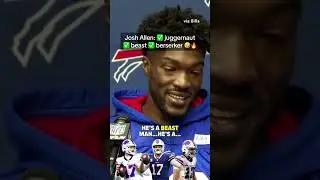 Leonard Floyd: HUGE Josh Allen fan. #shorts