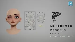 TunaMetaPack - Metahuman Process [Part 4] Facial Pose Edit with DNA Editor