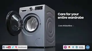 New 9 & 10 kg Bosch Front Load Washing Machine | Care For Your Entire Wardrobe