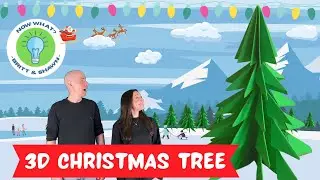 3D Paper Christmas Tree Craft | How to Make a 3D Paper Christmas Tree Tutorial