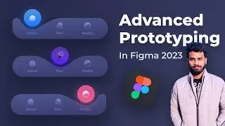 Prototyping A Navigation Bar In Figma | Figma navigation bar | Figma tutorial