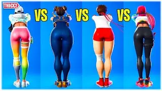 RUBY vs CHUNLI vs SAKURA (HOTPANTS) vs LOSERFRUIT 😍❤️