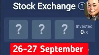 X Empire Investment Fund Today 26 September | Musk Empire Daily Combo | X Empire Investment Today