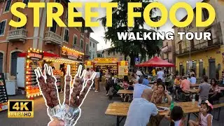 🇮🇹 Italian Street Food Market Tour | Sora Italy 4k🇮🇹