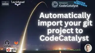 HOW TO import an existing project into #codecatalyst from Github, Gitlab,... #hack  #hacks #devops