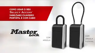 Operating the Master Lock 5480/5482 Lock Boxes (Portuguese)