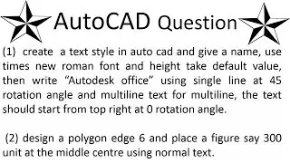 practice question 09/100. how to answer Autocad question fast