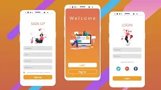 ✅ Android Studio Tutorial - Login and Signup Material Design Ui🔥