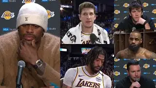 Lakers vs Warriors | Lakeshow Postgame Interviews x Highlights: AD, AR LeBron, Vando & Coach Redick