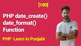 PHP date_create() Function | date_format() function in PHP