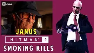 Let Janus smoke near a leaking explosive tank | Sneezing Suspicion | No Smoking Area | Hitman 2