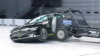 GENESIS G80 Crash Test - Top Safe Luxury Sedan