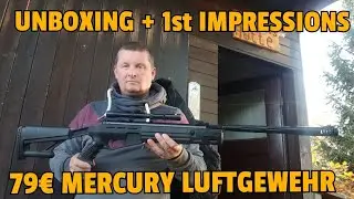 ✔Unboxing: 79€ MERCURY AirTact LUFTGEWEHR Set m. Zieloptik + 500 Diabolos |  Waffenpassion-united