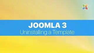 Joomla 3 Basics For Beginners - Uninstall a template