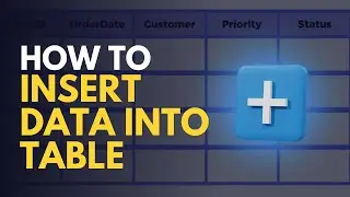 SQL Server data insertion | Insert data in SQL server | 