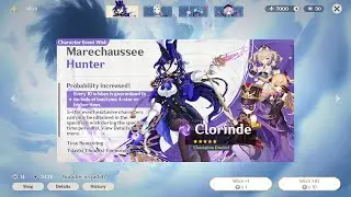 Clorinde Banner Wish Fanmade | Genshin Impact