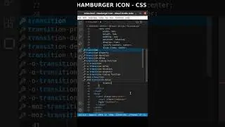 How To Create Hamburger Icon With HTML and CSS