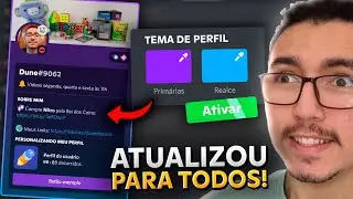 SAIU PARA TODOS!! Como Ativar TEMAS DE PERFIL no Discord!!